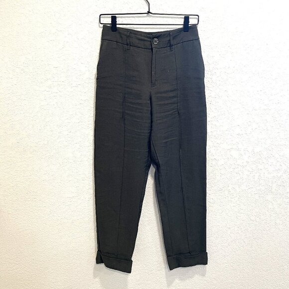 A New Day Green Ankle Trouser Pants Size 4 - Picture 1 of 7